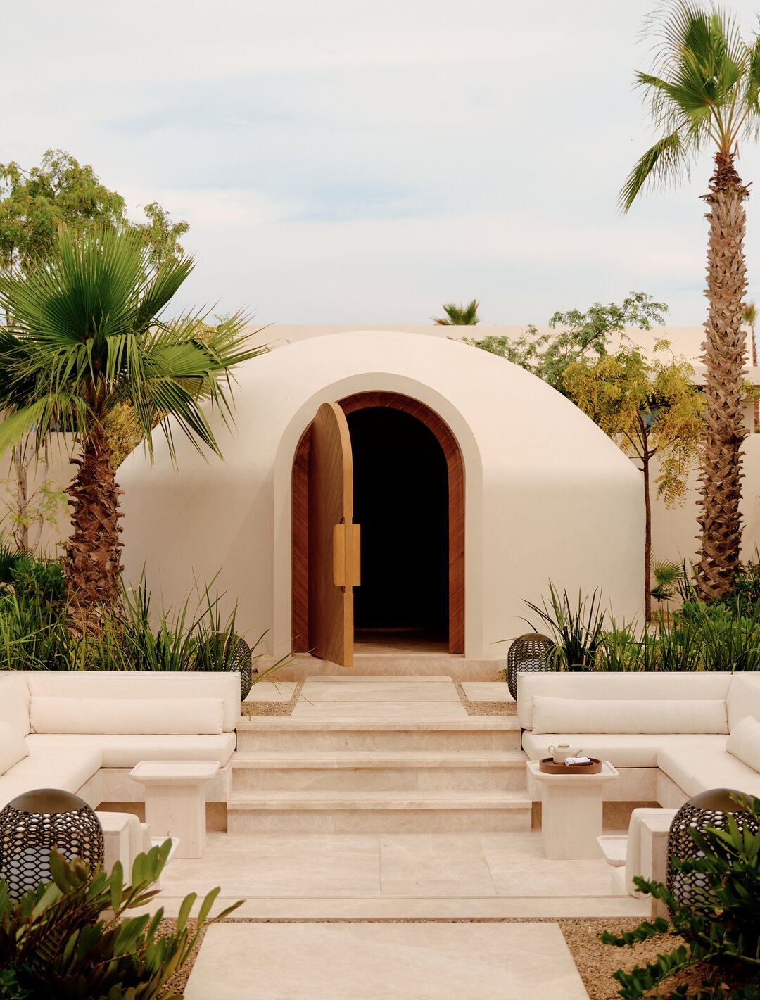 Domo de temazcal en el spa de Amanvari